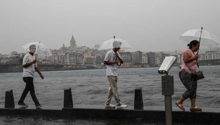 İstanbul’da hafta sonu sağanak ve fırtına bekleniyor