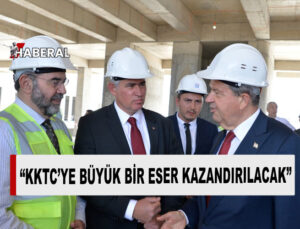 Cumhurbaşkanı Tatar, yapımı devam eden Cumhurbaşkanlığı Yerleşkesi’ni ziyaret etti