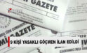 Resmi Gazete’de yayımlandı: 9 kişi “yasaklı göçmen” ilan edildi