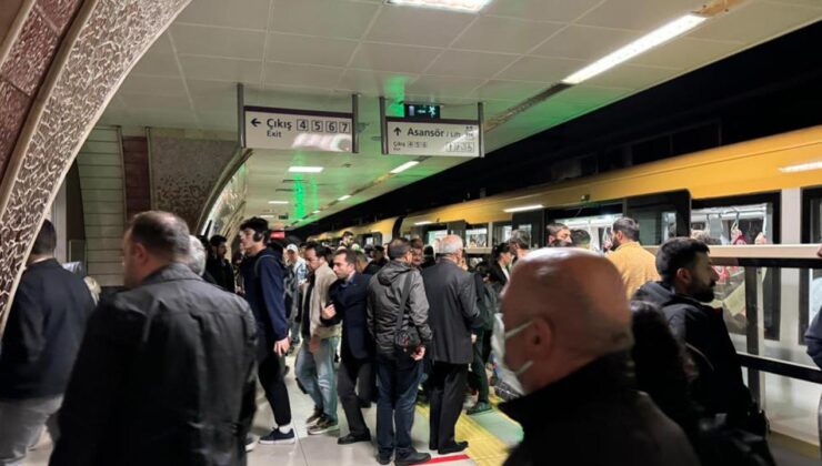 Üsküdar-Samandıra Metrosu’nda arıza: Yoğunluk oluştu