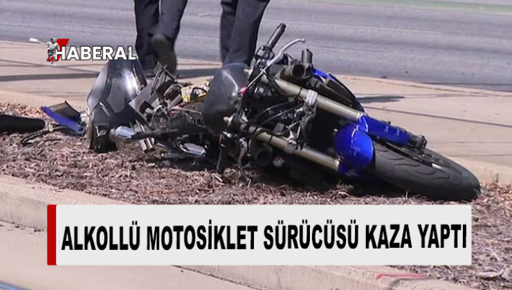 Girne’de kaza yapan motosiklet sürücüsü alkollü çıktı