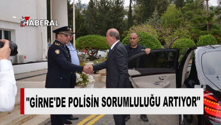 Cumhurbaşkanı Tatar’dan, Girne Polis Müdürü Nizamoğlu’na ziyaret