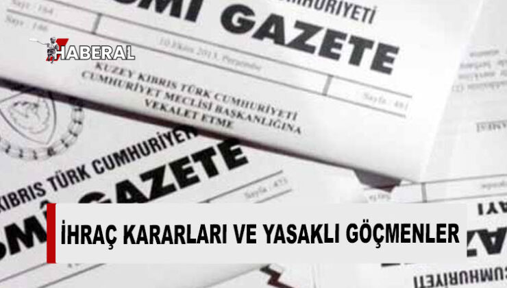 Bakanlar Kurulu kararıyla 7 kişinin ihraç kararı kaldırıldı, 4 kişi yasaklı göçmen ilan edildi!