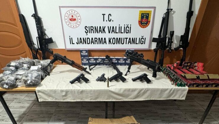 Şırnak’ta yasa dışı silah operasyonu: 7 gözaltı