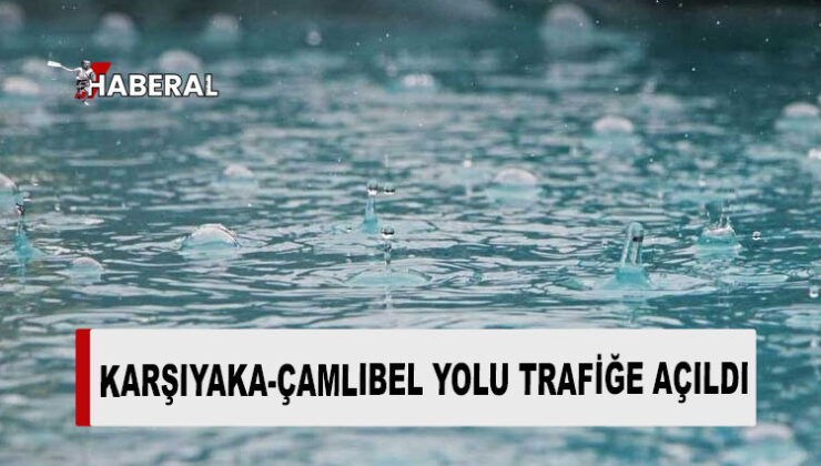 Karşıyaka – Çamlıbel Anayolu yeniden trafiğe açıldı