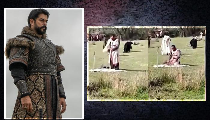 Kuruluş Osman setindeki bu görüntüler sosyal medyayı salladı! Görenler çok şaşırdı! Bizans askeri kıyafetiyle…
