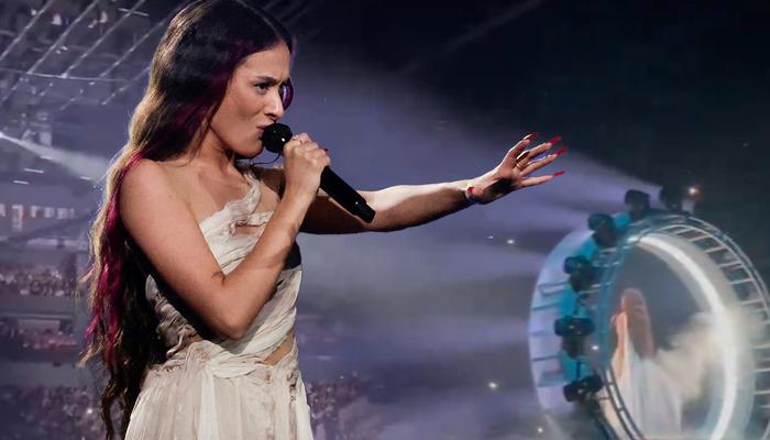 2024 Eurovision’da İsrailli Eden Golan’ı şoke eden anlar! Şarkı söylemeye başlayınca…