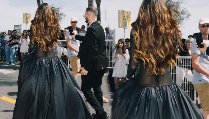 Dilan Çiçek Deniz’in Cannes tarzı dalga konusu oldu! Göğüs detayı dile düştü