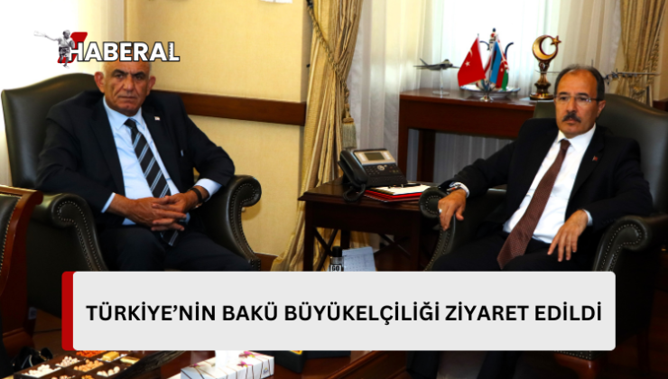 Milli Eğitim Bakanı Çavuşoğlu, Türkiye’nin Bakü Büyükelçiliğini ziyaret etti…