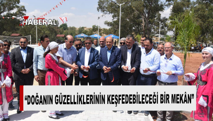Çayönü’nde, “Atatürk Parkı ve Piknik Alanı”nın açılışı yapıldı