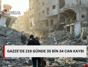 İsrail’in 219 gündür saldırılarını sürdürdüğü Gazze’de can kaybı 35 bin 34’e ulaştı…