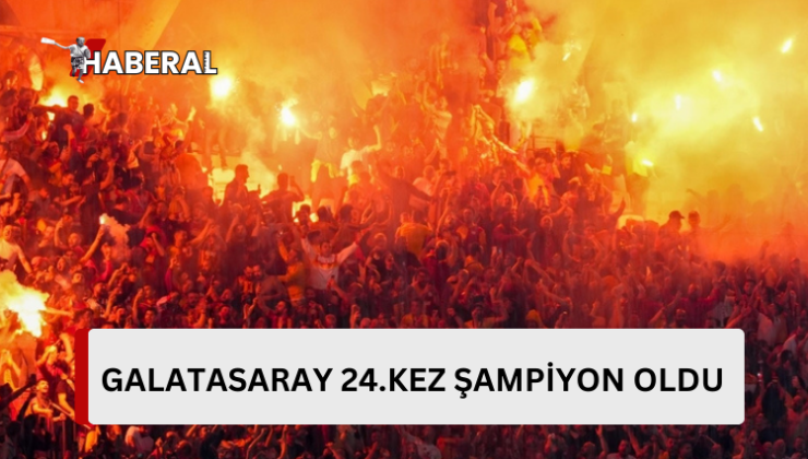 Galatasaray 24. kez şampiyon oldu, KKTC’de de kutlamalar yapıldı…
