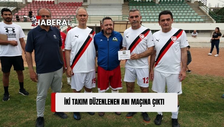 Meclis Futbol Takımı ile Mağusa Masterleri Çetin Şah İçin Oynadı