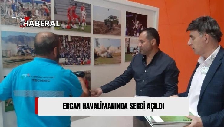 Ercan Havalimanı’nda Spor Müsabakaları Fotoğraflarından Oluşan Sergi Açıldı
