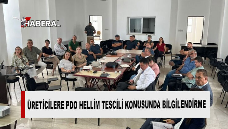 Tarım ve Doğal Kaynaklar Bakanlığı, Hellim tescili konusunda bilgilendirme toplantısı yaptı