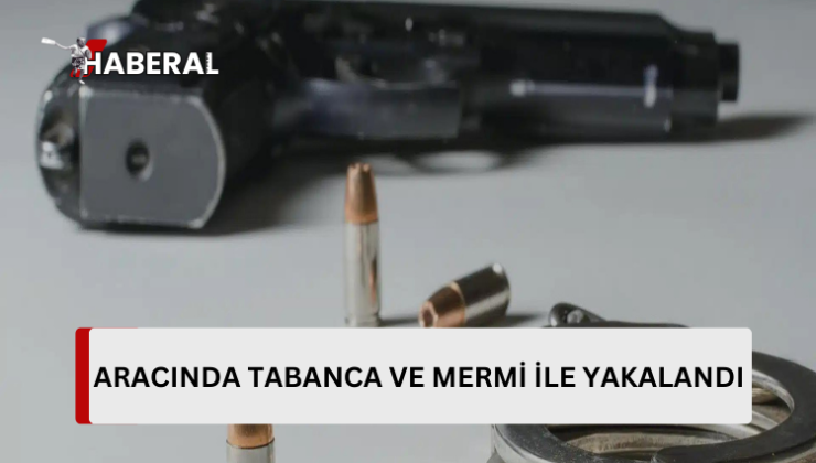 Küçükkaymaklı’da gerçekleştirilen operasyon sonucu 30 yaşındaki B.B aracında tabanca ile yakalandı.