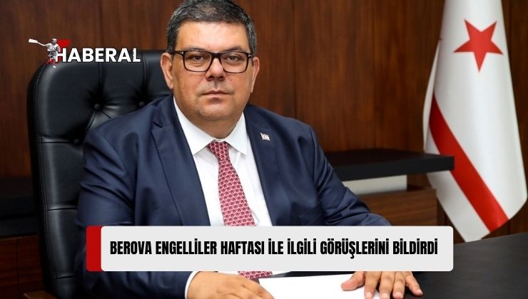 Maliye Bakanı Berova: Toplumsal Duyarlılığın Çok Daha Fazla Güçlenmesini Temenni Ederim