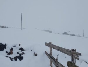 Bayburt ve Trabzon’da mayısta kar yağdı