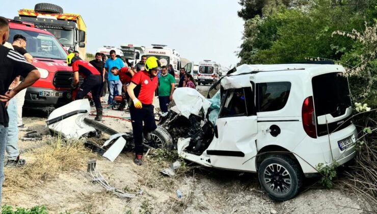 Mersin’de kamyonete çarpan motosikletteki 1 kişi öldü