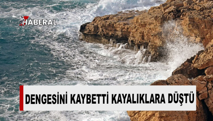 Gemikonağı’nda denize inmeye çalışırken kayalıklara düşen şahıs yaralandı