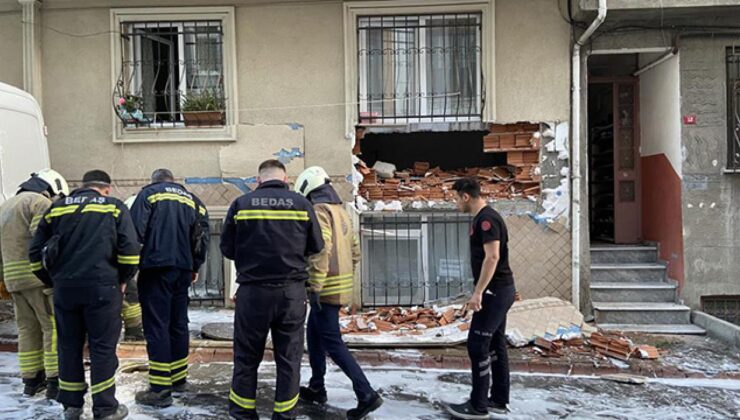 İstanbul’da rögar patlaması: Dairenin duvarı yıkıldı