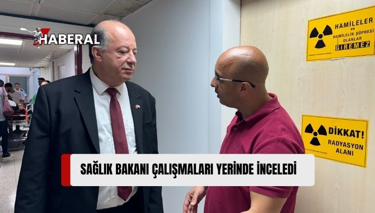 Sağlık Bakanı Dinçyürek, Lefkoşa Dr. Burhan Nalbantoğlu Devlet Hastanesi’ni Ziyaret Etti