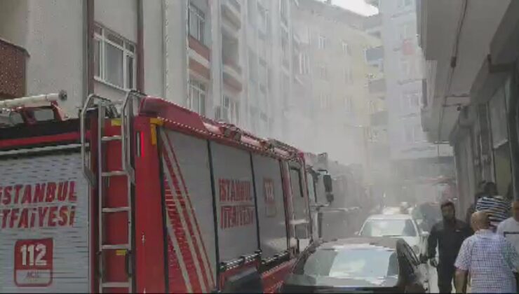 Şişli’de bir binanın bodrumundaki depoda çıkan yangın söndürüldü