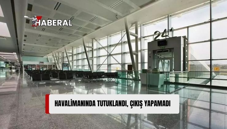 Ercan Havalimanı’nda Yurt Dışına Çıkış Yapacağı Sırada Bir Kadın Tutuklandı