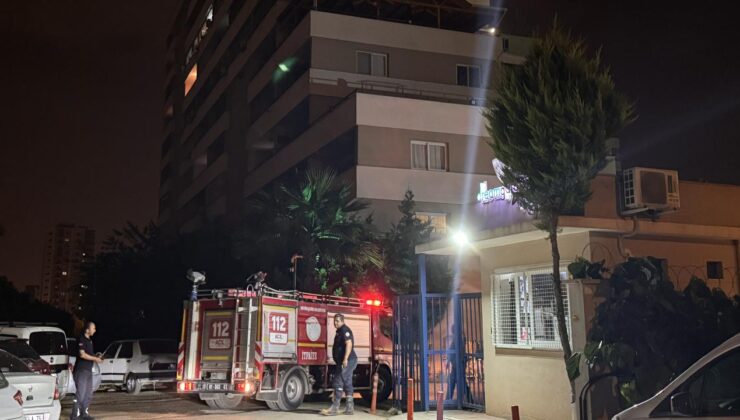 Adana’da apartman dairesinde yangın