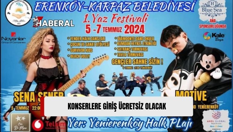 Erenköy-Karpaz Belediyesi, 5-7 Temmuz’da Festival Düzenliyor