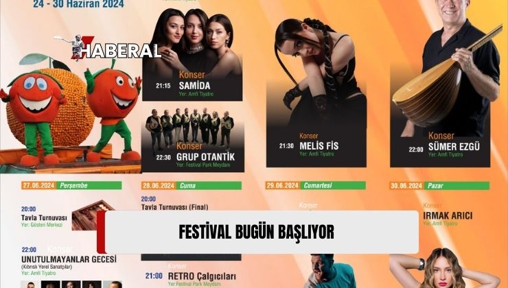 46. Güzelyurt Portakal Festivali Bugün Başlıyor