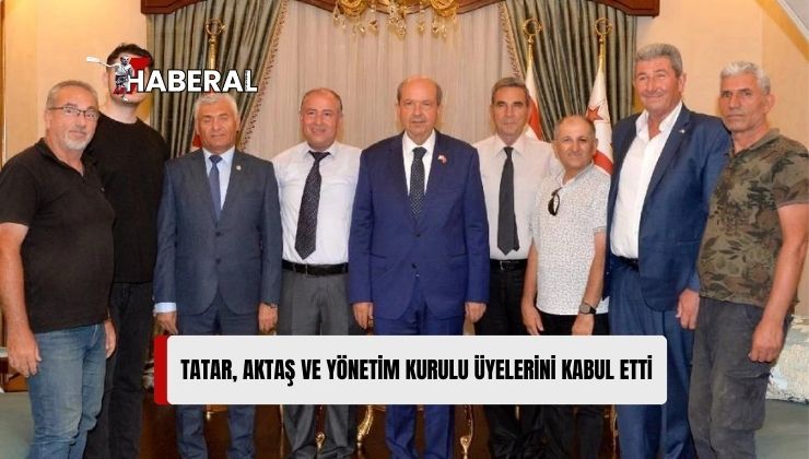 Cumhurbaşkanı Ersin Tatar, Adanalılar Kültür ve Dayanışma Derneği Heyetini Kabul Etti