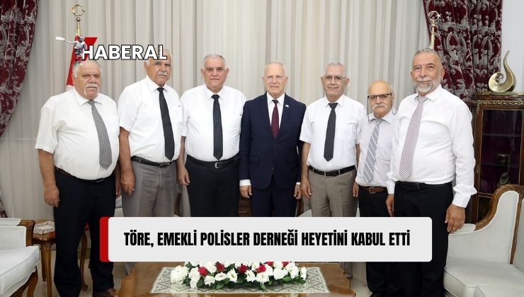 Cumhuriyet Meclisi Başkanı Zorlu Töre, Birol Atasü Başkanlığındaki  Emekli Polisler Derneği Heyetini Kabul Etti