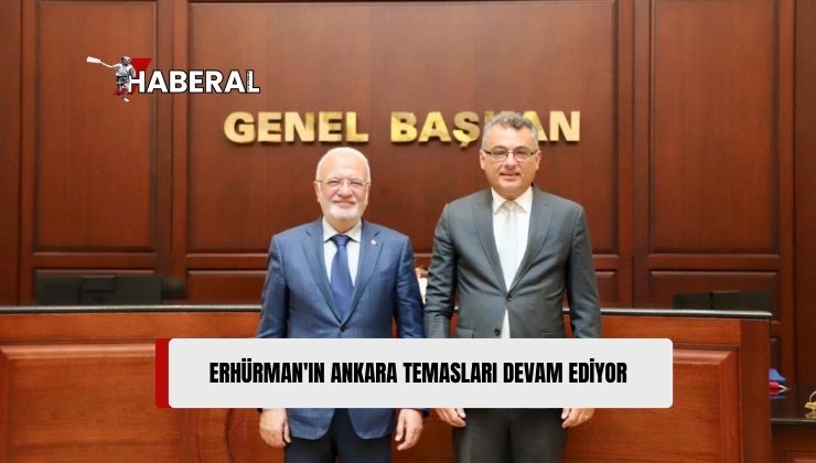 Erhürman, Adalet ve Kalkınma Partisi Genel Başkan Vekili Mustafa Elitaş ile Görüştü