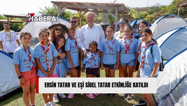 Cumhurbaşkanı Ersin Tatar ve Eşi Sibel Tatar, Tatlısu’da Mesarya İzcilerinin Çevre Temizliği Etkinliğine Katıldı