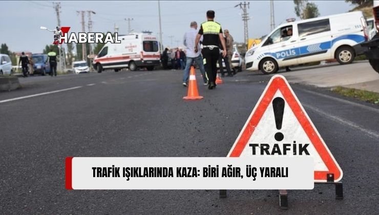 Güzelyurt’ta Bostancı Trafik Işıklarında Kaza