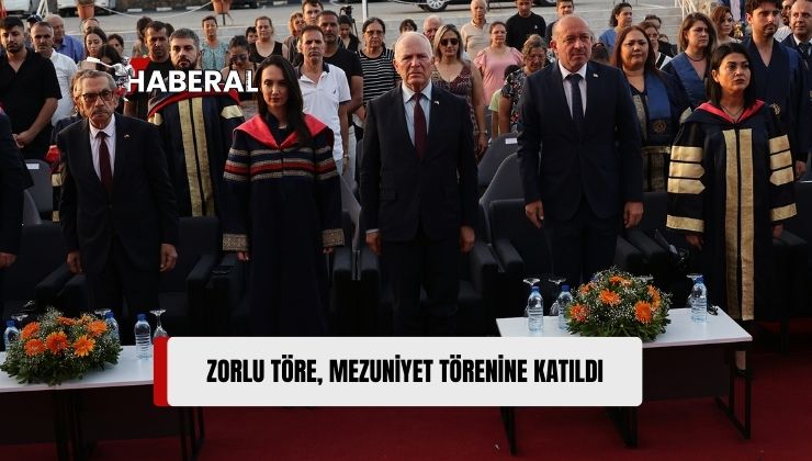 Meclis Başkanı Töre, Kıbrıs Amerikan Üniversitesi Mezuniyet Törenine Katıldı