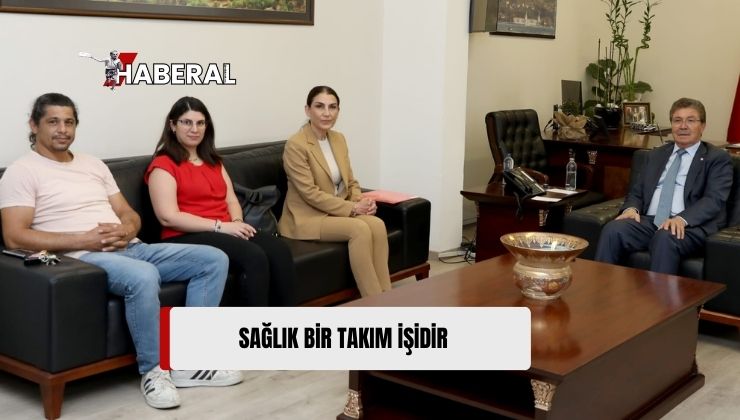 Başbakan Üstel, TIP- İŞ Başkanı Gürkut ve Yönetim Kurulu Üyelerini Kabul Etti