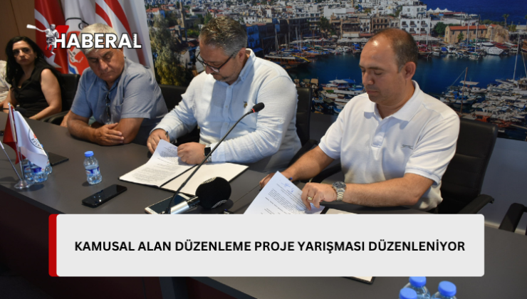 “Eski Girne Belediyesi Binası ve Ramadan Cemil Meydanı Kamusal Alan Düzenleme Proje Yarışması” için protokol imzalandı..