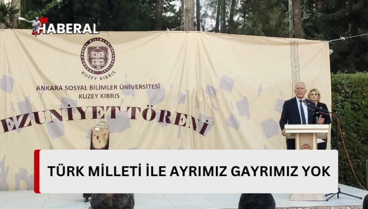 Töre, Ankara Sosyal Bilimler Üniversitesi mezuniyet törenine katıldı…