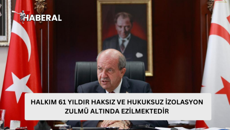 Cumhurbaşkanı Tatar: “Rum tarafının kişileri hedef alan baskı ve sindirme politikası, gerçek niyetini bir kez daha gözler önüne serdi”…