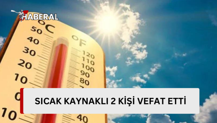 2 kişi sıcak çarpmasından, 3 kişi de elektrik çarpmasından hayatını kaybetti…