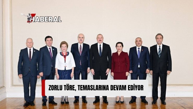 Töre, TÜRKPA’ya Katılan Konuk Heyetler ile Birlikte Aliyev Tarafından Kabul Edildi