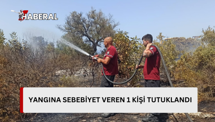 Karaağaç’ta yangın… Bir kişi tutuklandı…