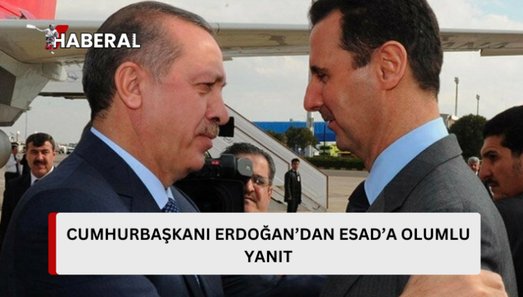Esad’ın ”Girişimlere açığız” mesajına Cumhurbaşkanı Erdoğan’dan olumlu yanıt…