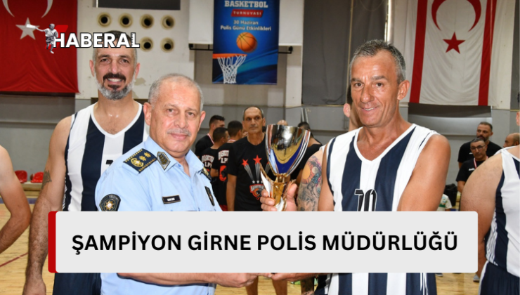 5’inci Polis Basketbol Turnuvası’nın şampiyonu Girne Polis Müdürlüğü takımı oldu…