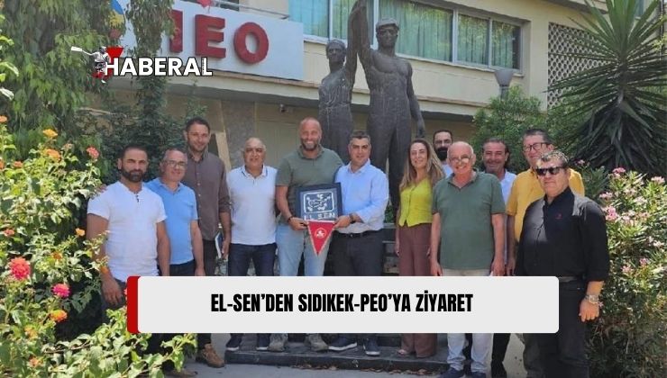 EL-SEN Heyeti Dün Güney Kıbrıs’ta Örgütlü SIDIKEK-PEO’yu Ziyaret Etti