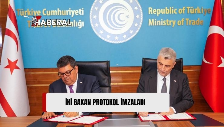 Maliye Bakanı Berova ile TC Ticaret Bakanı Bolat Protokol İmzaladı