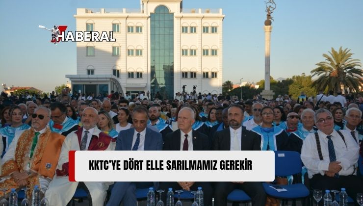 Töre, Girne Üniversitesi Mezuniyet Törenine Katıldı