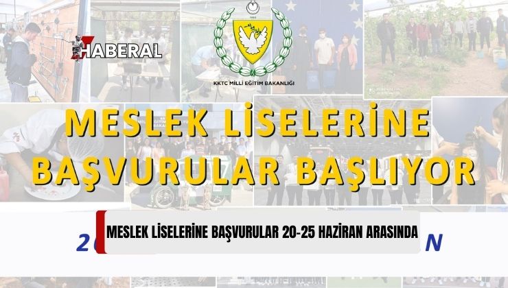 Meslek Liselerine Başvurular 20-25 Haziran Tarihleri Arasında Yapılacak